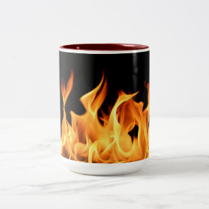 Feuer-Kaffee-Tasse Zweifarbige Tasse