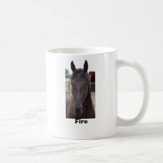 Feuer Kaffeetasse