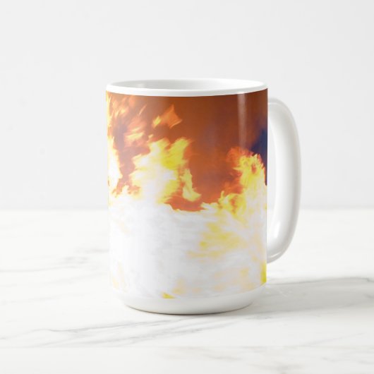 Feuer Kaffeetasse (VorderseiteRechts)