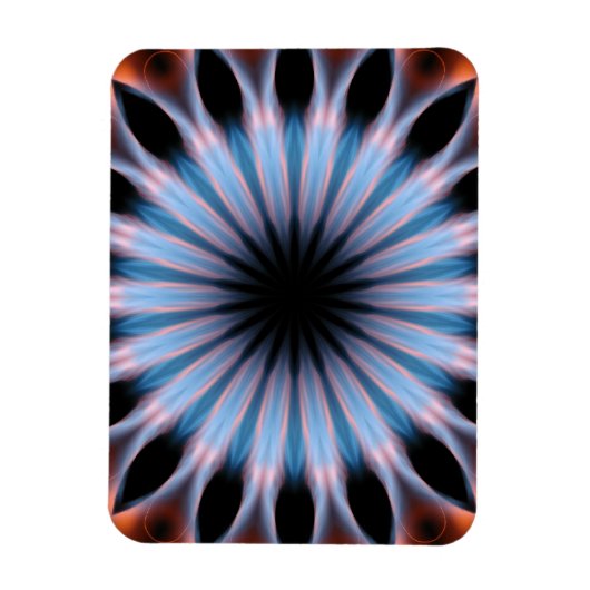 Feuer Kaleidoskop Magnet (Vertikal)