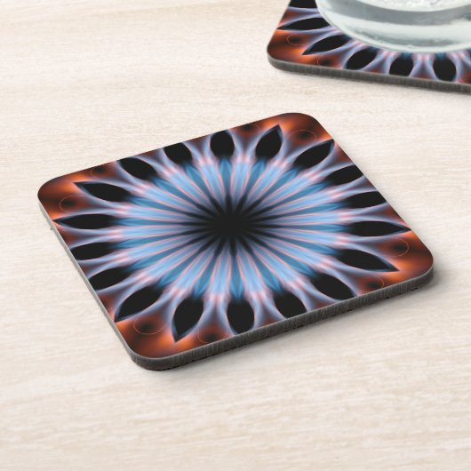 Feuer Kaleidoskop Untersetzer (Linke Seite)