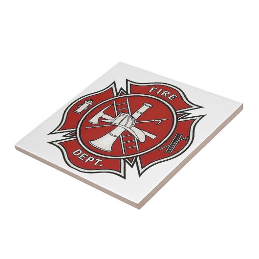 Feuer-Kämpfer-Abzeichen Fliese (Seite)