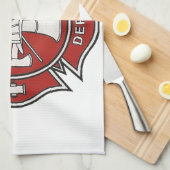 Feuer-Kämpfer-Abzeichen Geschirrtuch (Viertel Falte)