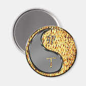 Feuer Kaninchen Magnet (Vorderseite/Rückseite)