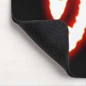 Feuer-Kanji-Computer Mousepad (Ecke)