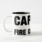 Feuer-Kapitän Mug Zweifarbige Tasse (Links)