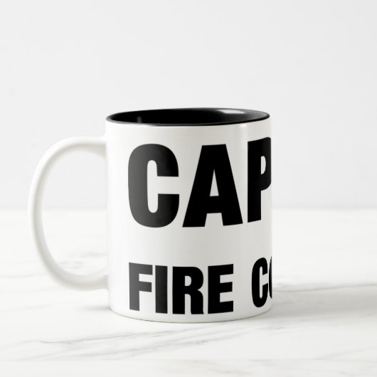 Feuer-Kapitän Mug Zweifarbige Tasse (Links)