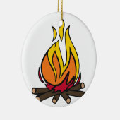 Feuer Keramik Ornament (Rechts)