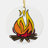 Feuer Keramik Ornament (Vorne)