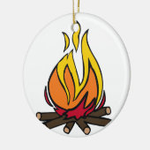 Feuer Keramik Ornament (Links)
