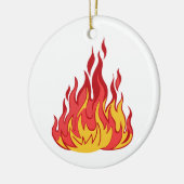 Feuer Keramik Ornament (Links)