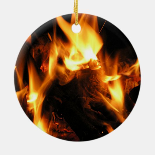 Feuer Keramik Ornament (Hinten)