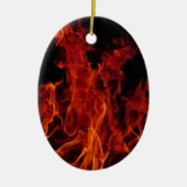 Feuer Keramik Ornament (Vorne)