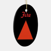Feuer Keramikornament (Rechts)