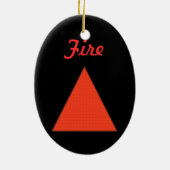 Feuer Keramikornament (Hinten)