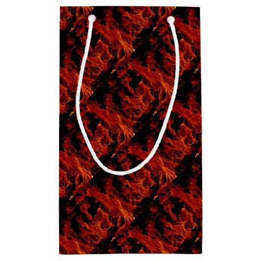 Feuer Kleine Geschenktüte (Rückseite)