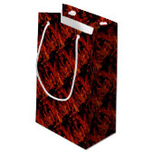 Feuer Kleine Geschenktüte (Rückseite Schrägansicht)