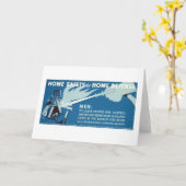 Feuer-Kontrollen-Sicherheit NYC 1942 WPA Karte (Gelbe Blume)