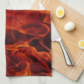Feuer Küchentuch (Viertel Falte)
