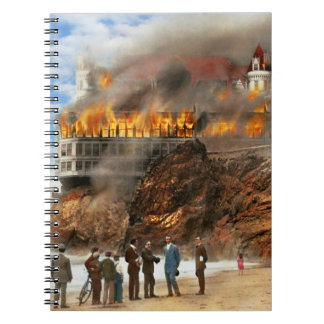 Feuer - Kulisse 1907 Notizblock