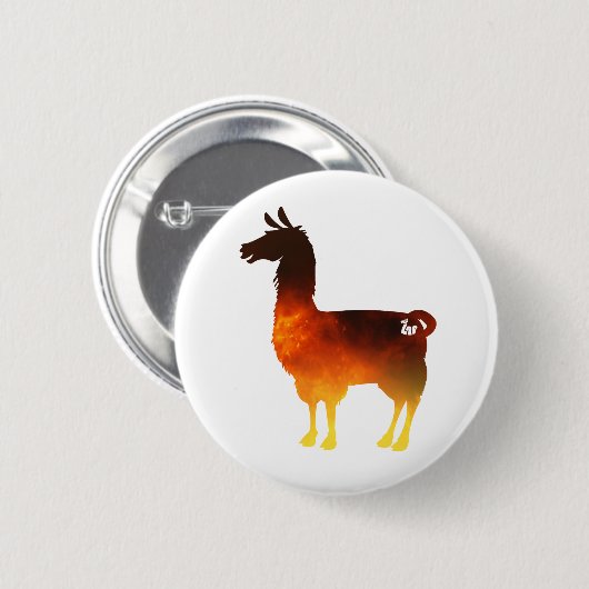 Feuer-Lama-Knopf Button (Vorne & Hinten)