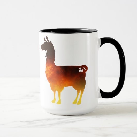 Feuer-Lama-Tasse Tasse (Rechts)