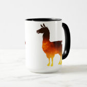 Feuer-Lama-Tasse Tasse (VorderseiteRechts)