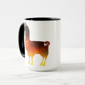Feuer-Lama-Tasse Tasse (Vorderseite Links)