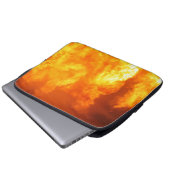 Feuer Laptopschutzhülle (Vorne Knopf)