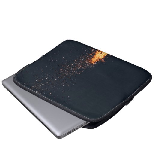 Feuer Laptopschutzhülle (Vorne Knopf)