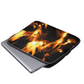 Feuer Laptopschutzhülle (Vorne Knopf)