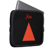 Feuer Laptopschutzhülle (Vorne Rechts)