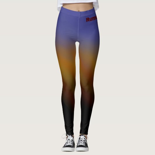 Feuer/Läufer Leggings (Vorderseite)