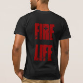 Feuer-Leben T-Shirt (Rückseite)