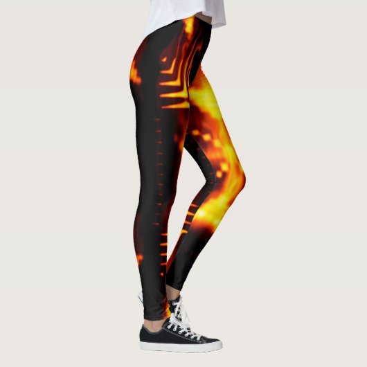 Feuer Leggings (Rechts)