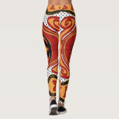 Feuer Leggings (Rückseite)