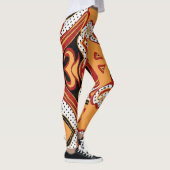 Feuer Leggings (Rechts)