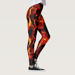 Feuer-Leggings Leggings