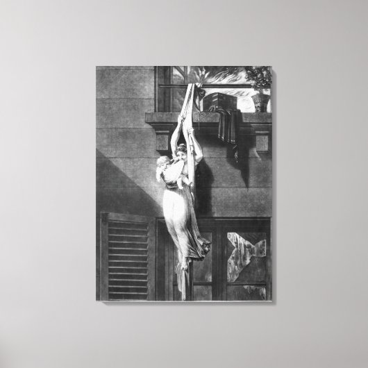 Feuer Leinwanddruck (Vorderseite)