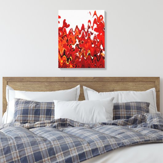 FEUER LEINWANDDRUCK (Insitu (Schlafzimmer))