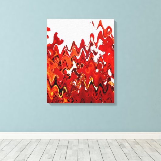 FEUER LEINWANDDRUCK (Insitu (Holzboden))