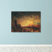 Feuer Leinwanddruck (Insitu (Holzboden))