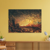 Feuer Leinwanddruck (Insitu (Wohnzimmer))