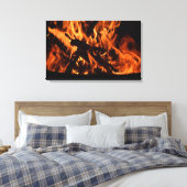 Feuer Leinwanddruck (Insitu (Schlafzimmer))