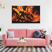Feuer Leinwanddruck (Insitu (Wohnzimmer))