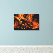 Feuer Leinwanddruck (Insitu (Holzboden))