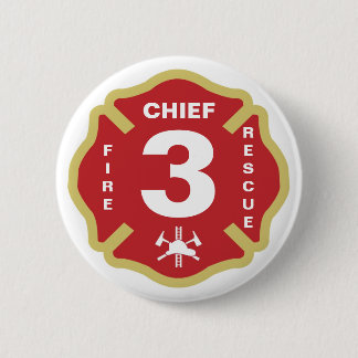 Feuer-Leiter-Abzeichen-Knopf Button