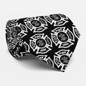 Feuer-Leiter-Malteserkreuz-Krawatte Krawatte (Gerollt)