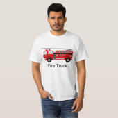 Feuer-LKW-T - Shirt (Vorne ganz)