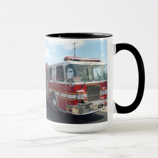 Feuer-LKW-Tasse Tasse (Rechts)
